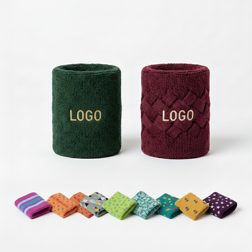 Multi-Pattern Athletic Wristbands for Sports & Fitness