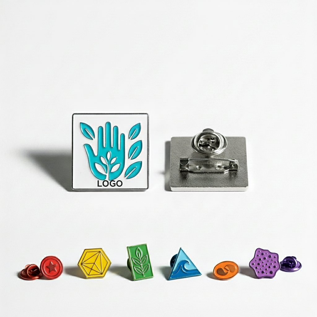 High-Quality Custom Image Printed Lapel Pin with Butterfly Clutch