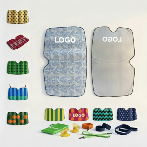 Multi-Color Reflective Car Sun Shade Set with Fun Patterns