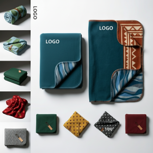 Printed Polar Fleece Throw Blanket - 60"x50" Super Soft Multicolor Collection