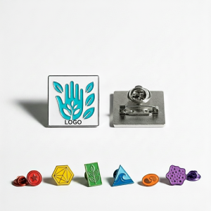 High-Quality Custom Image Printed Lapel Pin with Butterfly Clutch